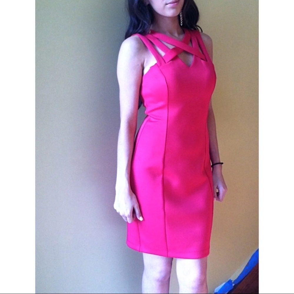 Hot Pink GUESS mini dress